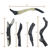 Logs for Electric Fireplace Inserts Realistic Synthetic Resin Log