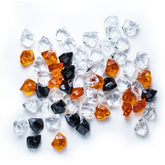 Mix Colors 200 PCS Acrylic Diamond Decorations Rock Crystals for Electric Fireplace(1 LB)