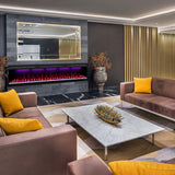 FL-GPRO WiFi-Enabled Recessed & WallMounted Electric Fireplace Smart Control via Alexa or App