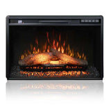 FLJ 26 Inches Electric Fireplace Inserts 1500W Logs