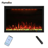 FLZ 40 Inch Recessed/Wall Mounted Smart Electric Fireplace
