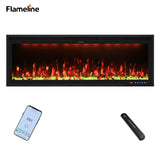FLZ 48 Inch Recessed/Wall Mounted Smart Electric Fireplace
