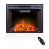 FLT Fireplace Insert with Flame Brightness Adjustment