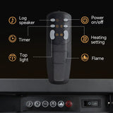 FLT Fireplace Insert with Flame Brightness Adjustment