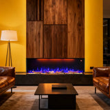 FL-TZS 50 Inch Three Sided Elelctric Fireplace with Smart Control