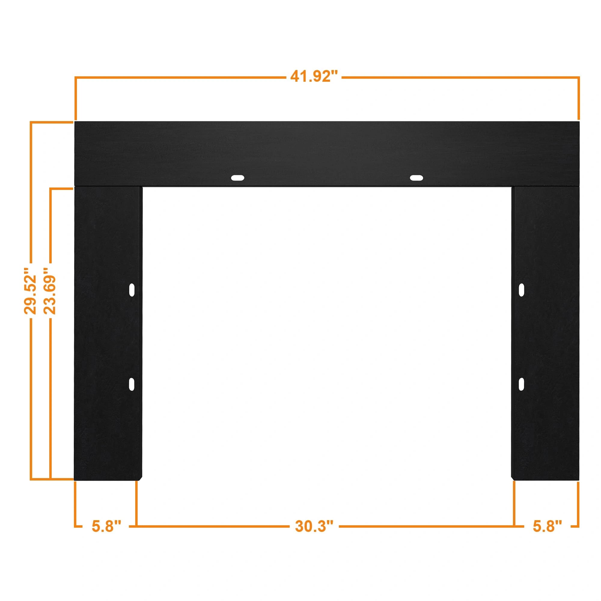 Trim Kit for Electric Fireplace  Inserts