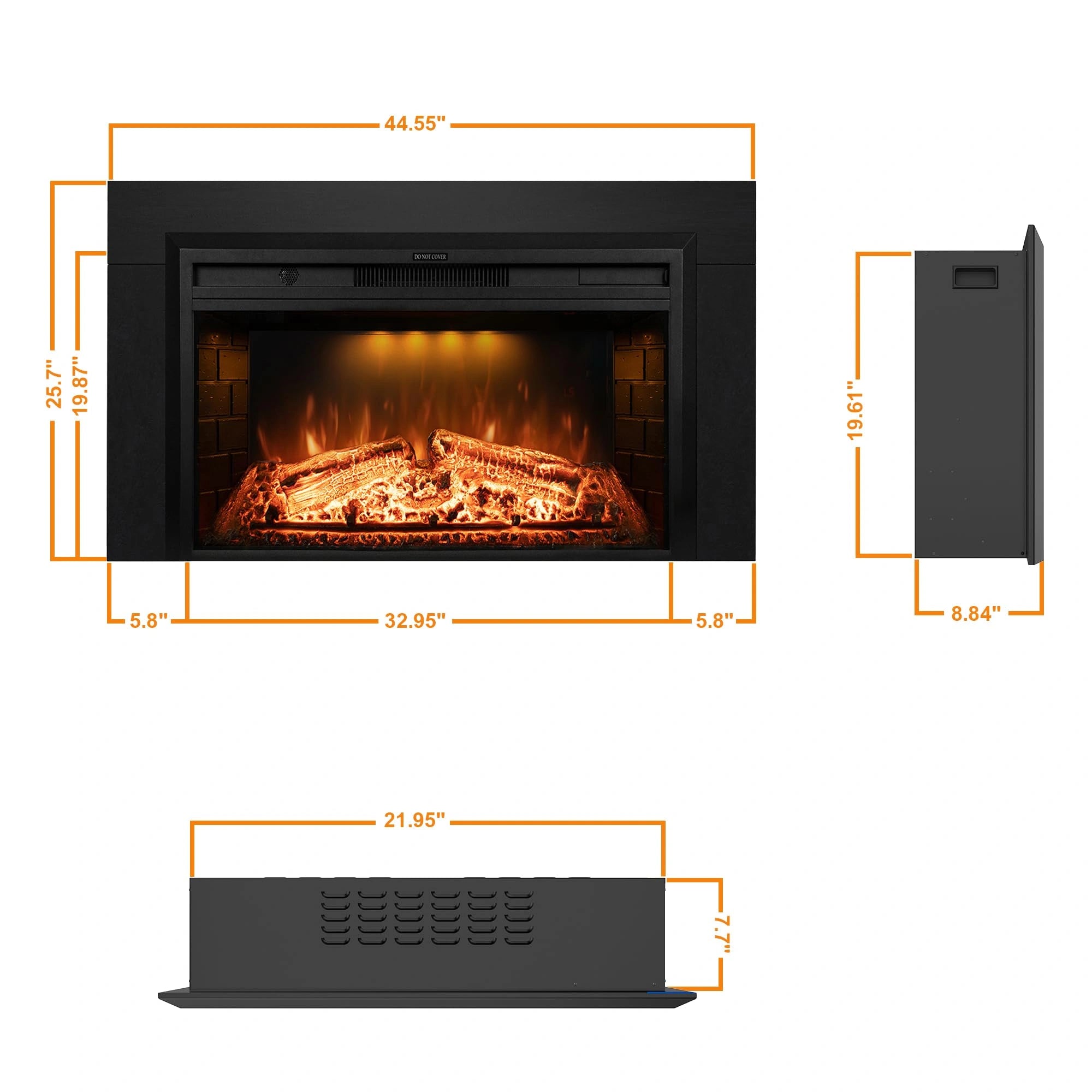 Trim Kit for Electric Fireplace  Inserts