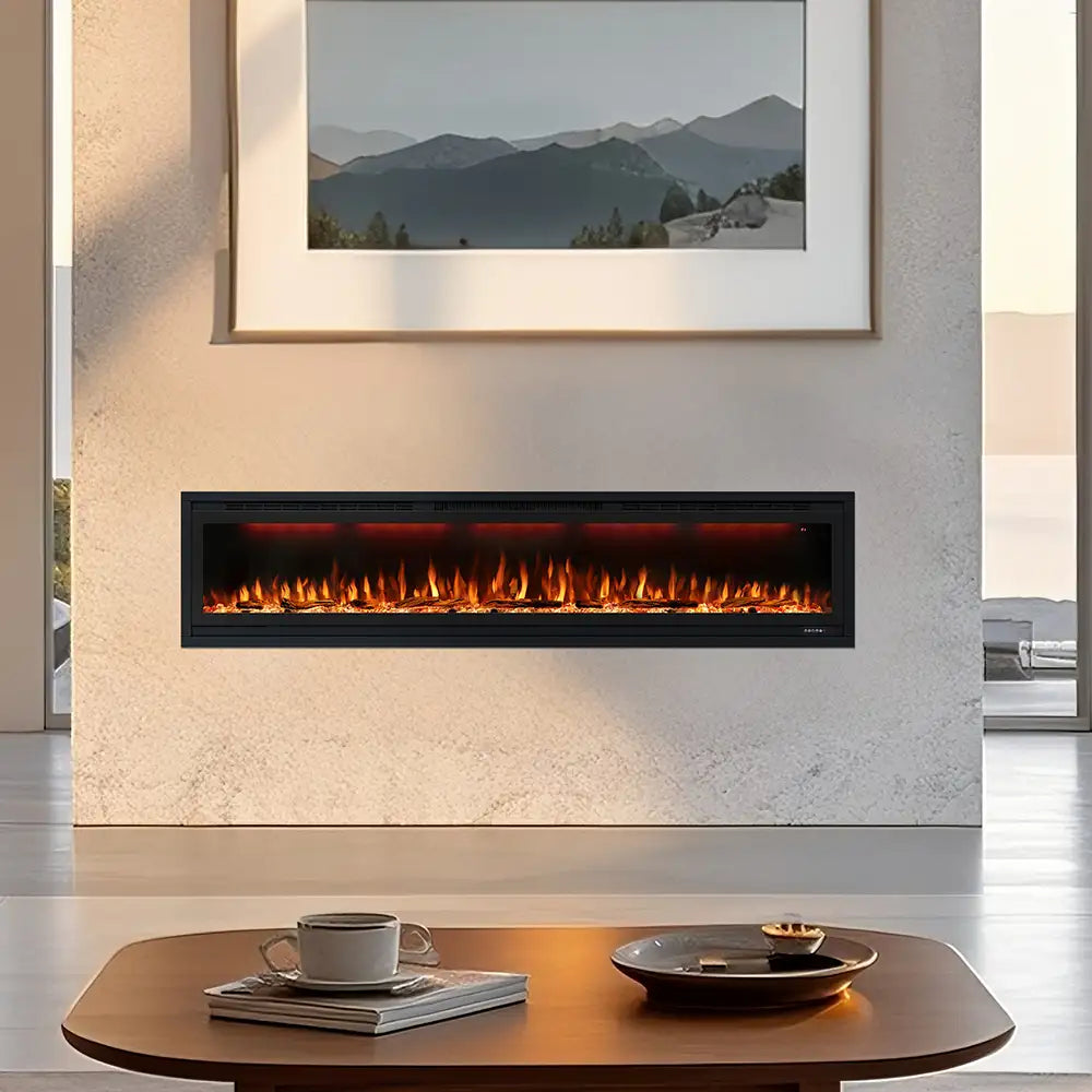 FL-SW  Recessed Smart Electric Fireplace