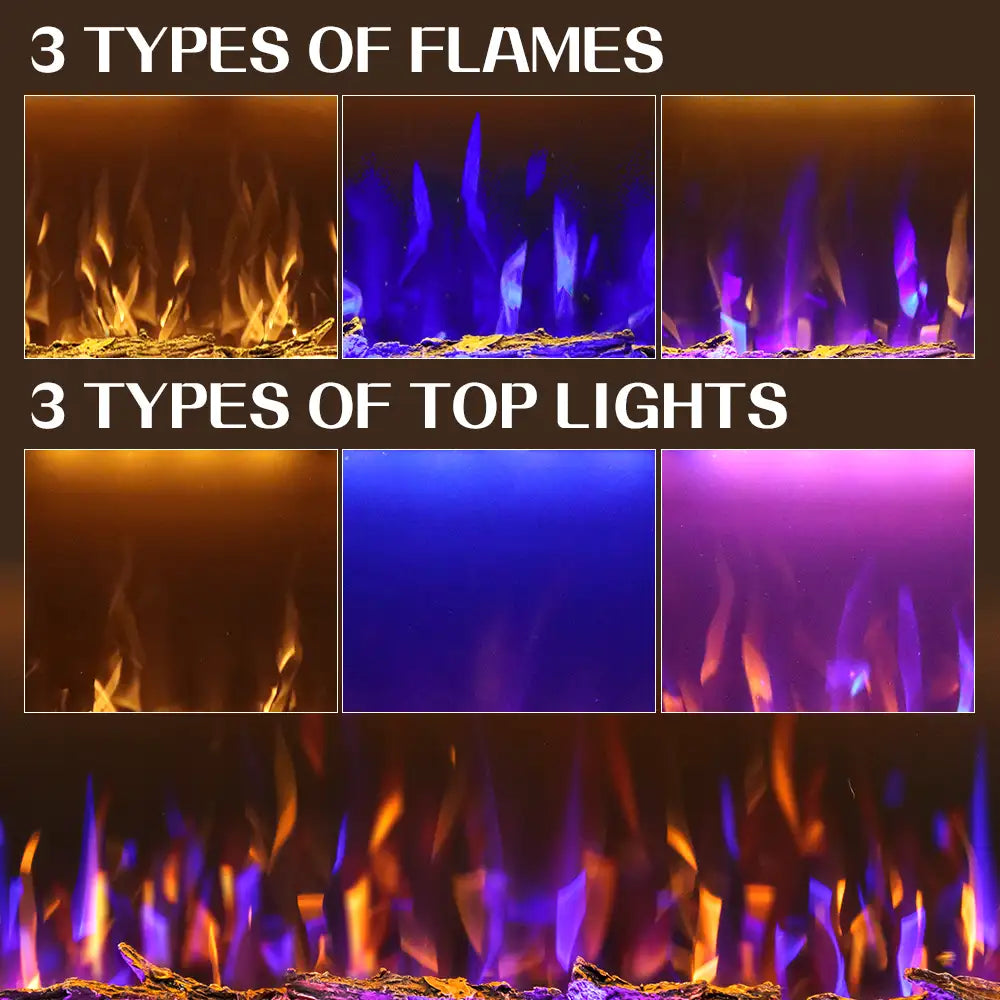 FL-SW  Recessed Smart Electric Fireplace