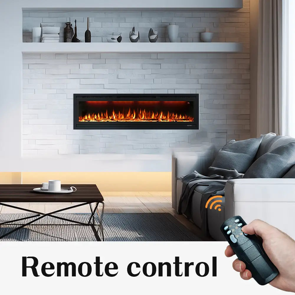 FL-SW  Recessed Smart Electric Fireplace