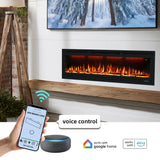 FL-SW  Recessed Smart Electric Fireplace