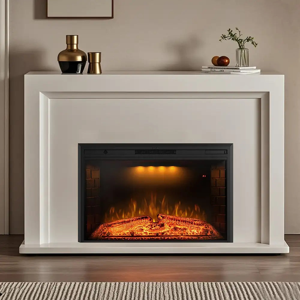 FLT Fireplace Insert with Flame Brightness Adjustment